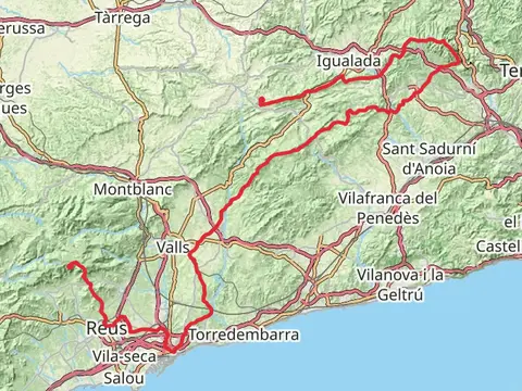 GR 172 De Bellprat to la Mussara