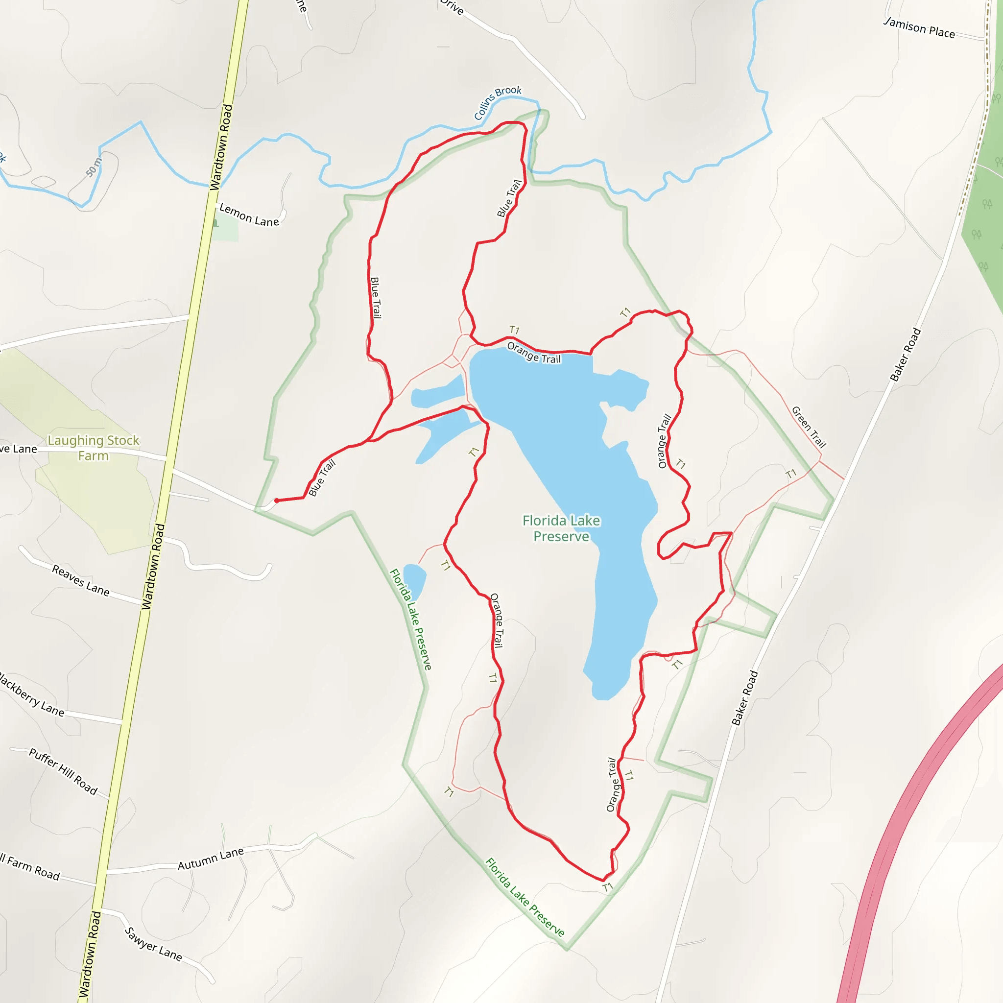 Florida Lake Loop mobile static map