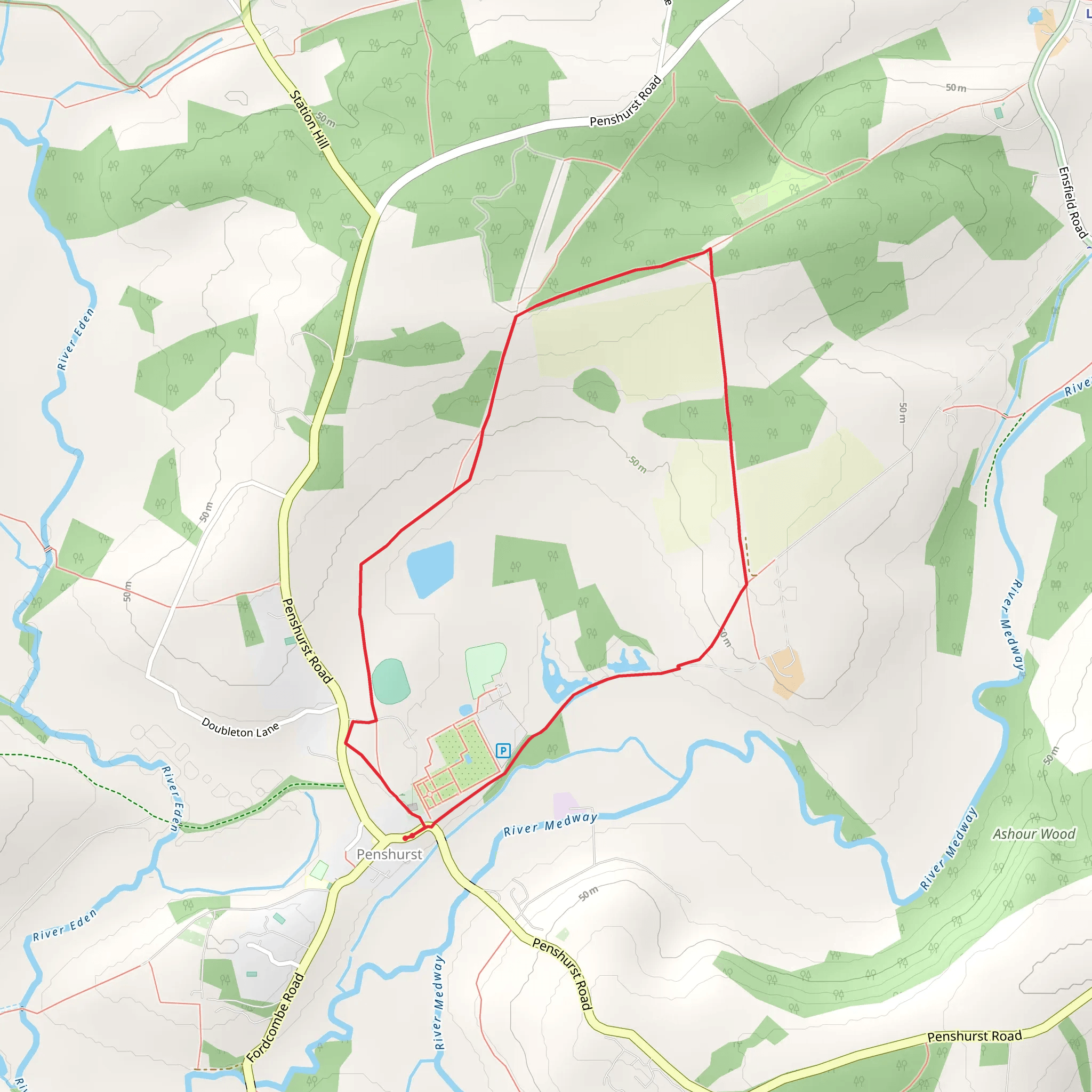 Penshurst Place mobile static map