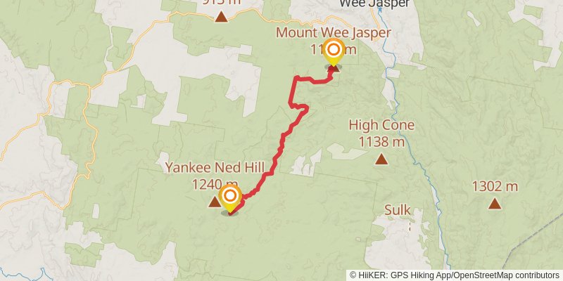 Hume And Hovell Track stage 5 Map
