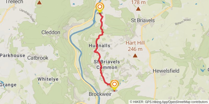 Offa's Dyke Path alt 1 Map