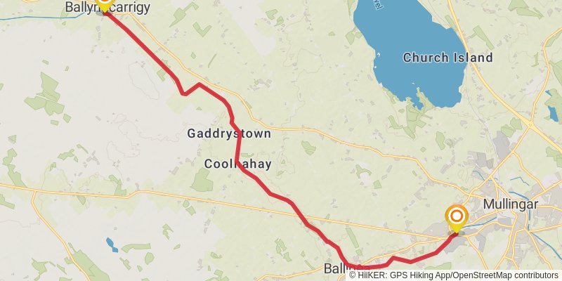 Royal Canal Greenway - Westmeath stage 2 Map