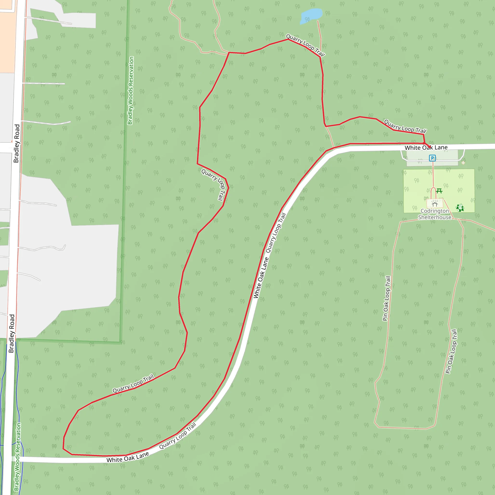 Quarry Loop Trail mobile static map