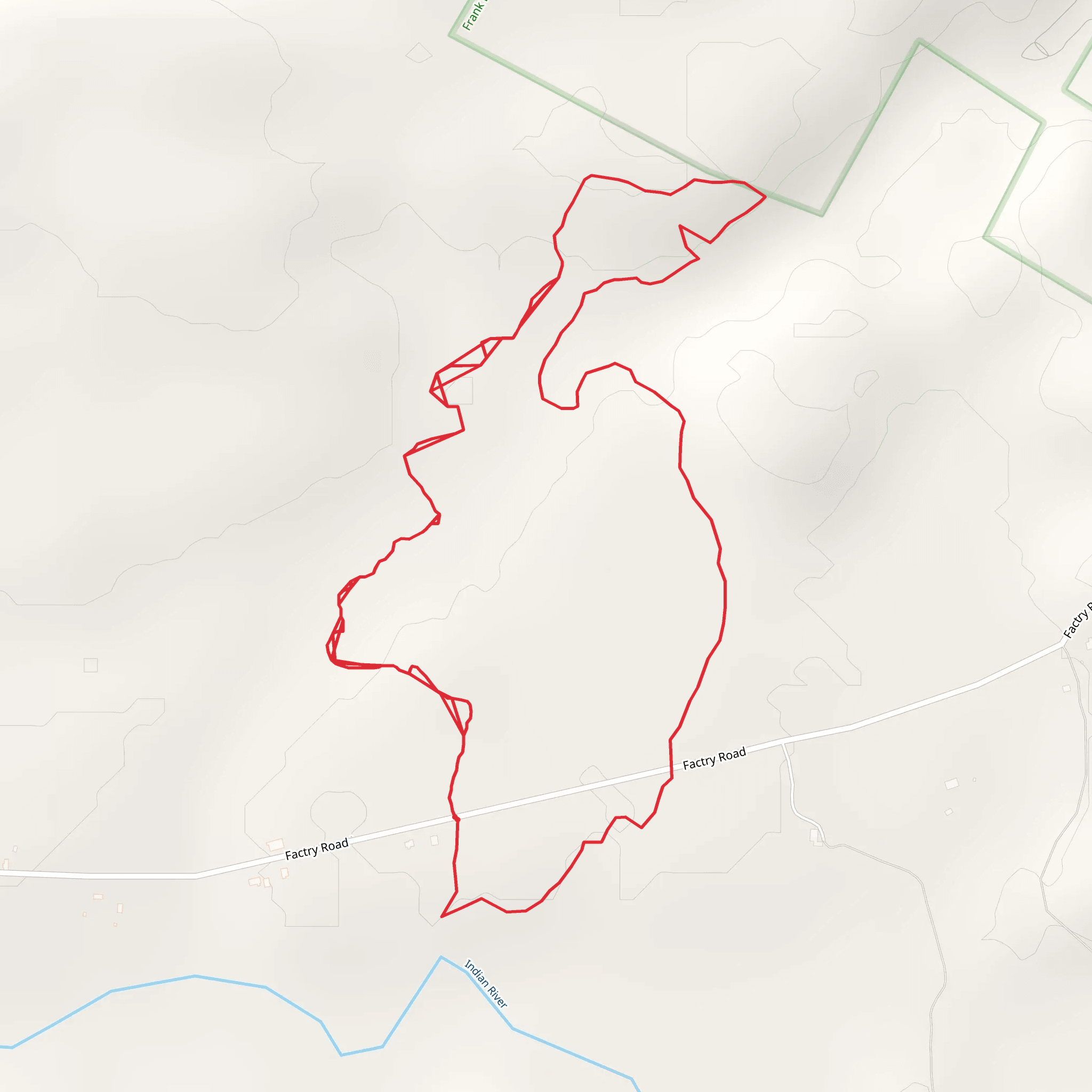 Factry Road Loop mobile static map