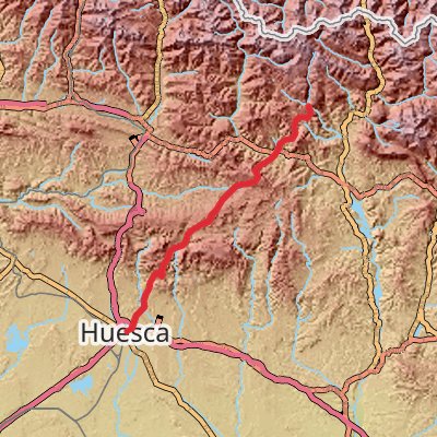 GR 268 Sendero de San Urbez mobile static map