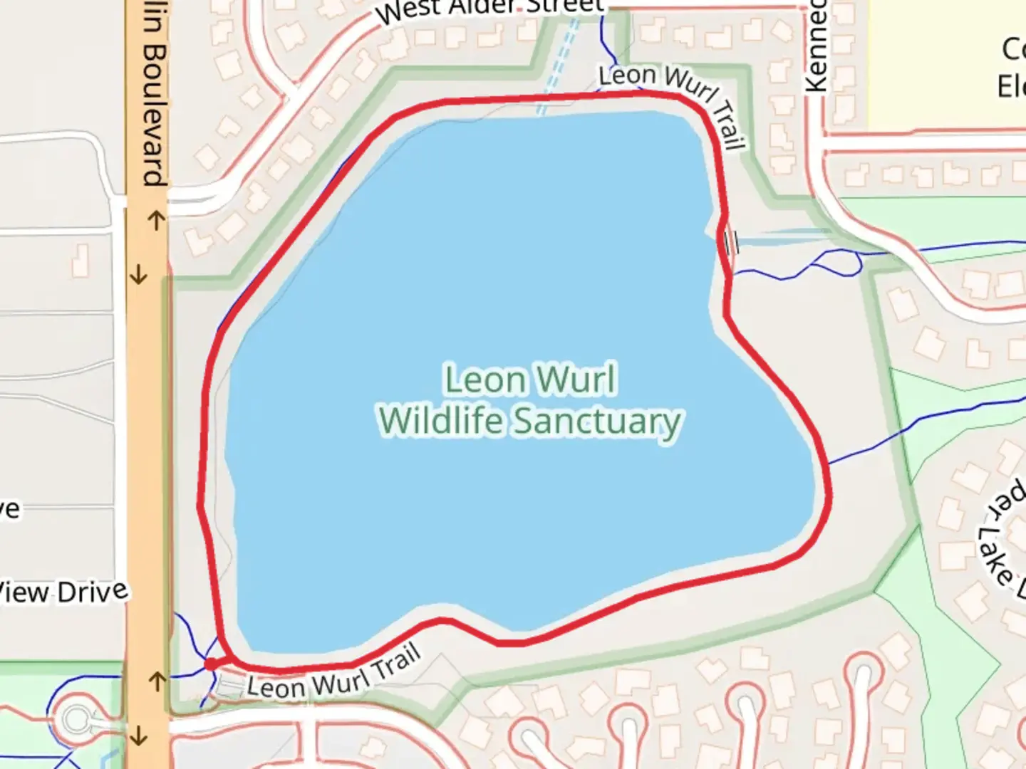 An image depicting the trail Harper Lake Loop and its surrounding area.