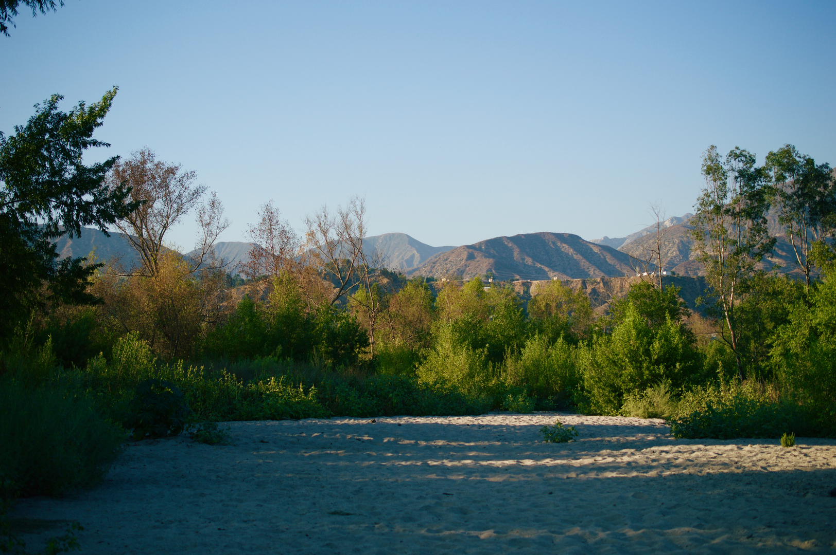 An image depicting the trail Attoyo Seco - Gabrielino Trail and its surrounding area.