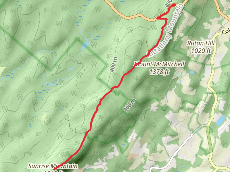 Sunrise Mountain via Appalachian Trail