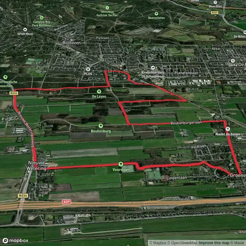 De Leijen via Groenekan en Verder