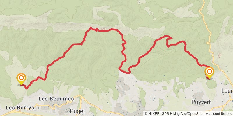 Tour of Luberon stage 6 Map