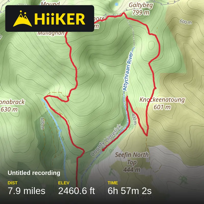 A map preview of the recording Untitled recording.