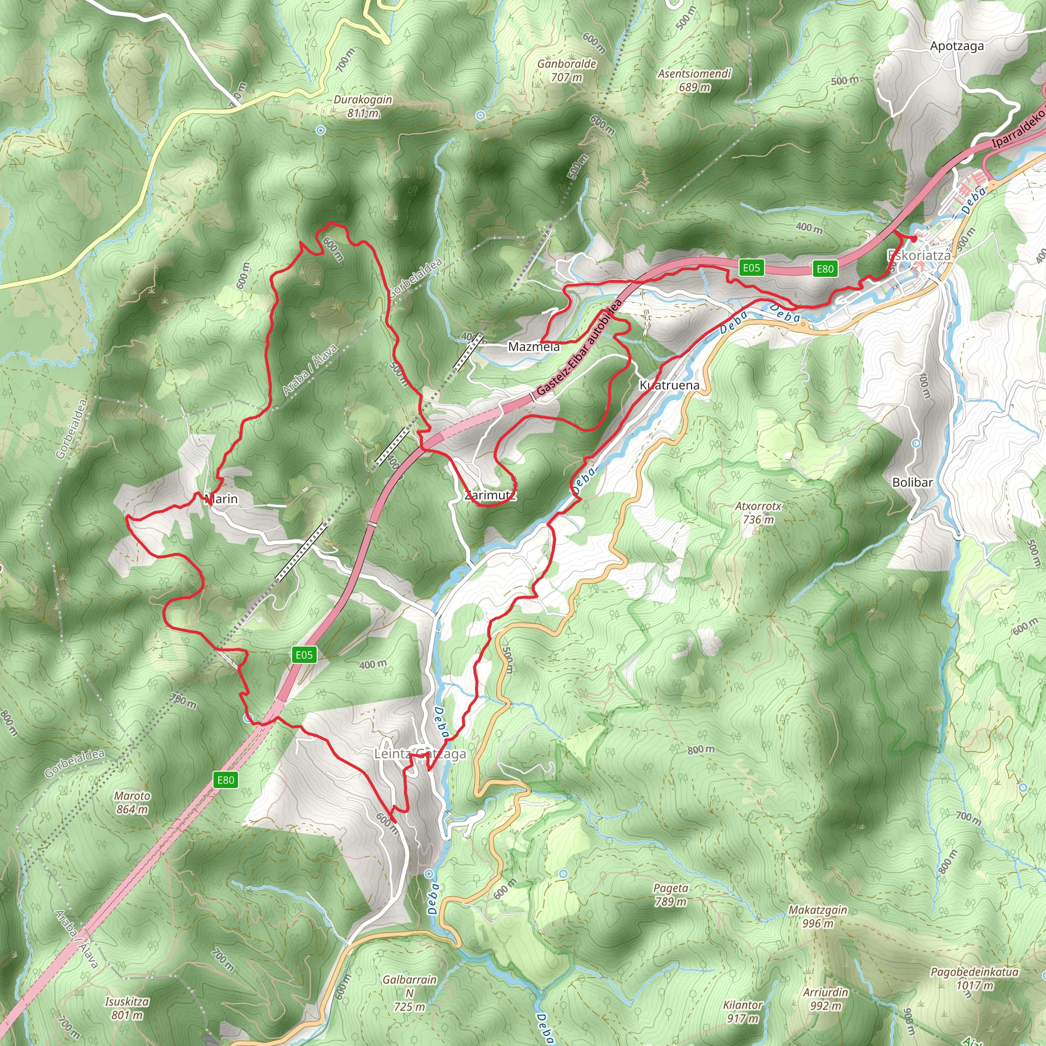 Eskolore - Trenbide PR GI 100 mobile static map