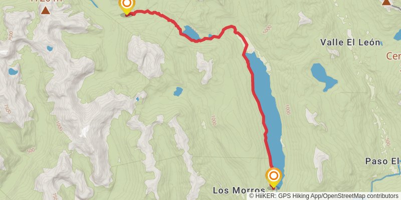 Cochamo Hike stage 3 Map