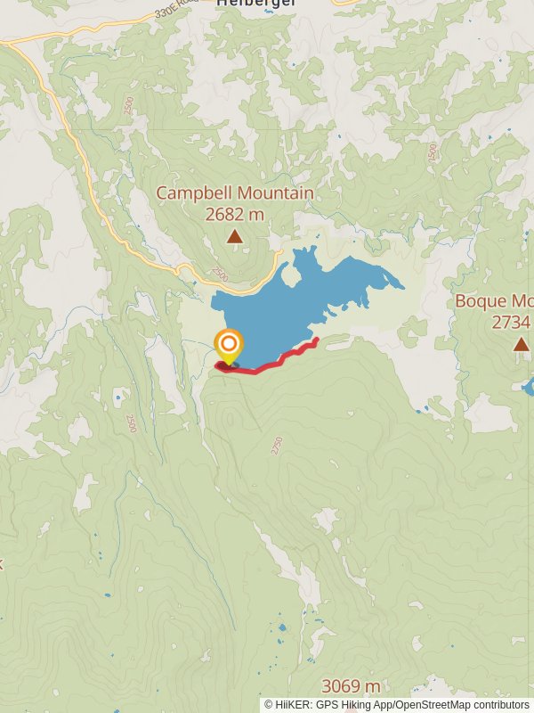 Vega Reservoir South Shore Trail