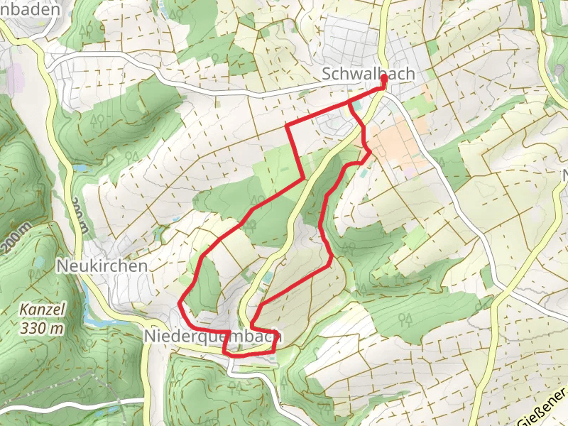 Schwalbach to Niederquembach Loop