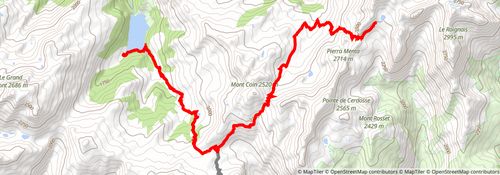 Tour Du Beaufortain stage 3 Map