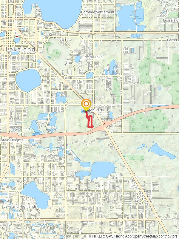 Holloway Park Loop mobile static map