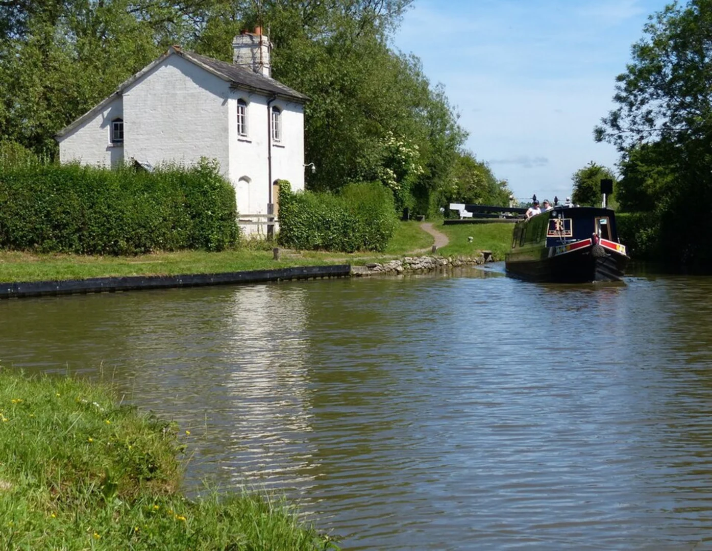An image depicting the trail Oxford to KIdlington Loop via Oxford Canal and its surrounding area.