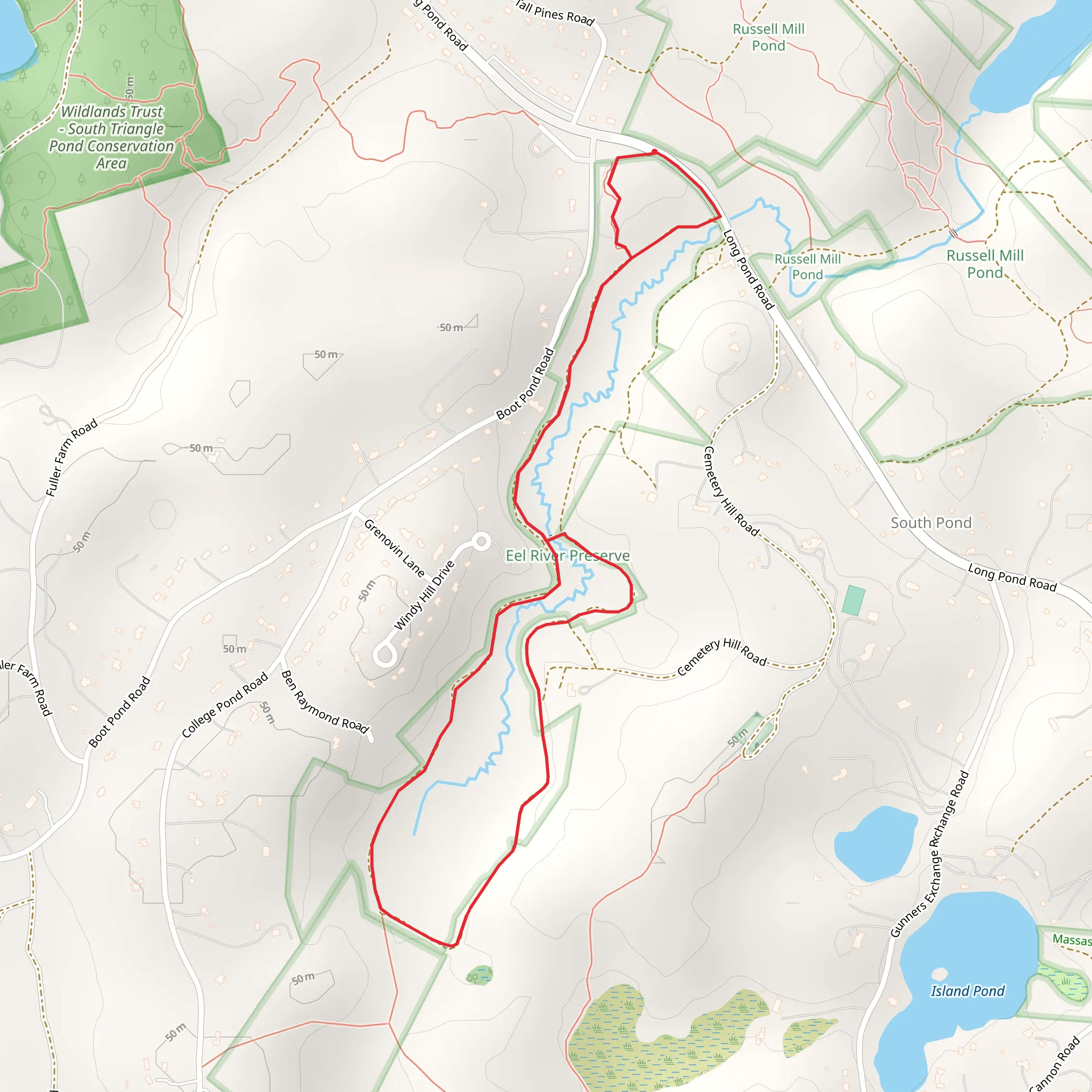 Eel River Loop mobile static map