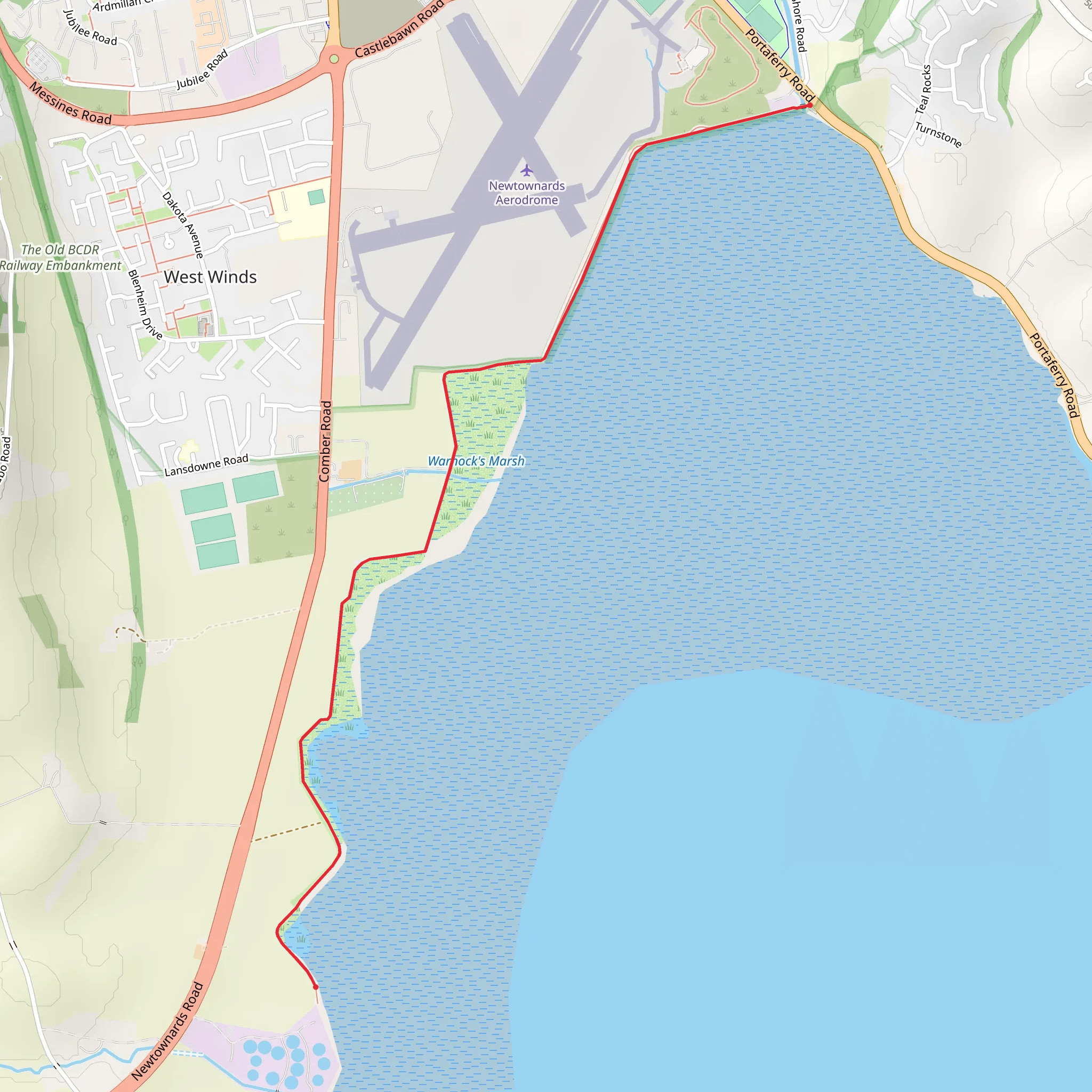 Floodgates Walk mobile static map