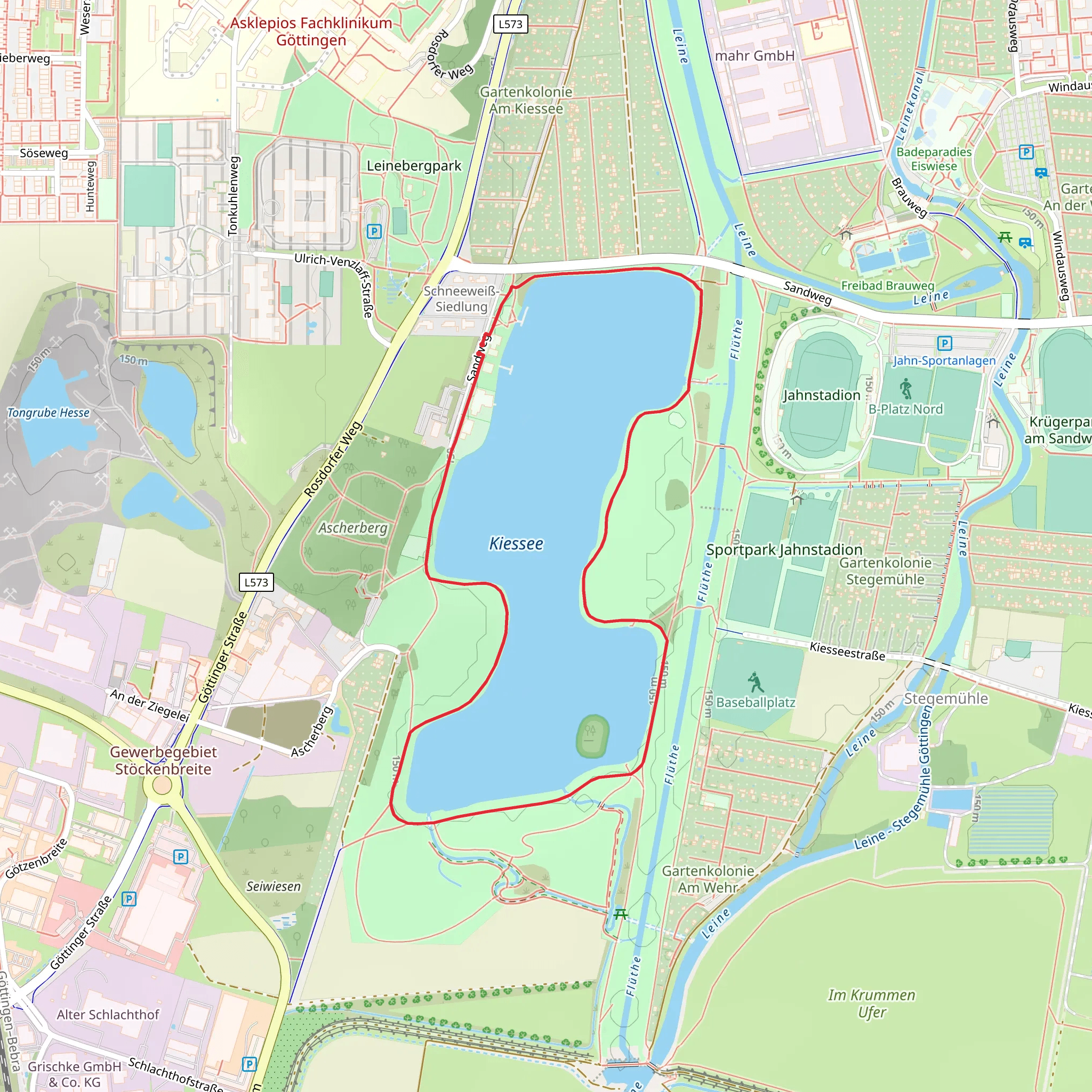 Kiessee Loop mobile static map