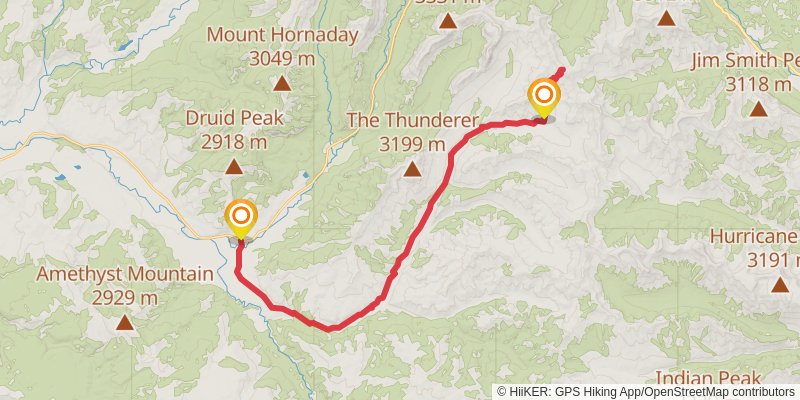 Cache Creek Trail stage 4 Map