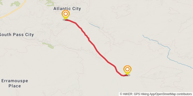 Continental Divide Trail alt 19 Map