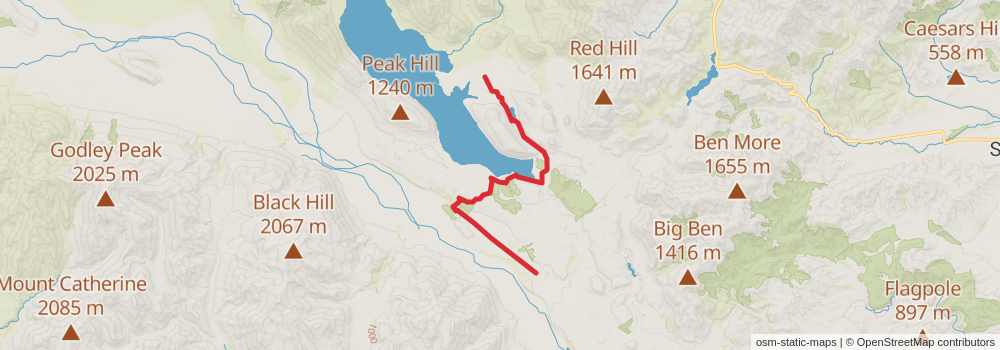 Te Araroa Trail stage 133 Map