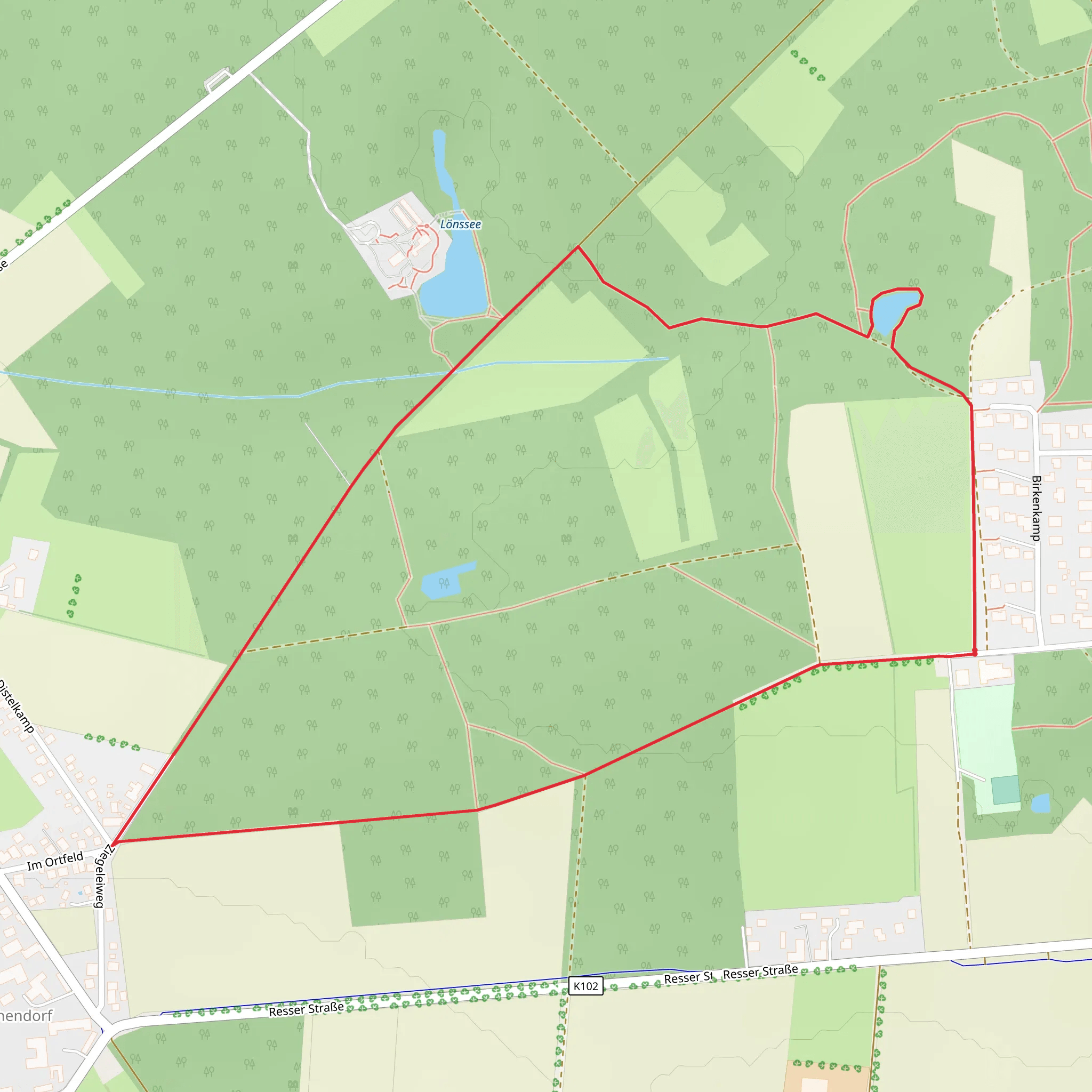 Scherenbostel Loop mobile static map