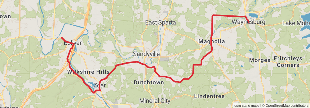 American Perimeter Trail - North Country Primary stage 7 Map