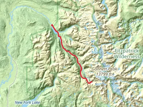 Peak Lake via Shannon Pass Trail