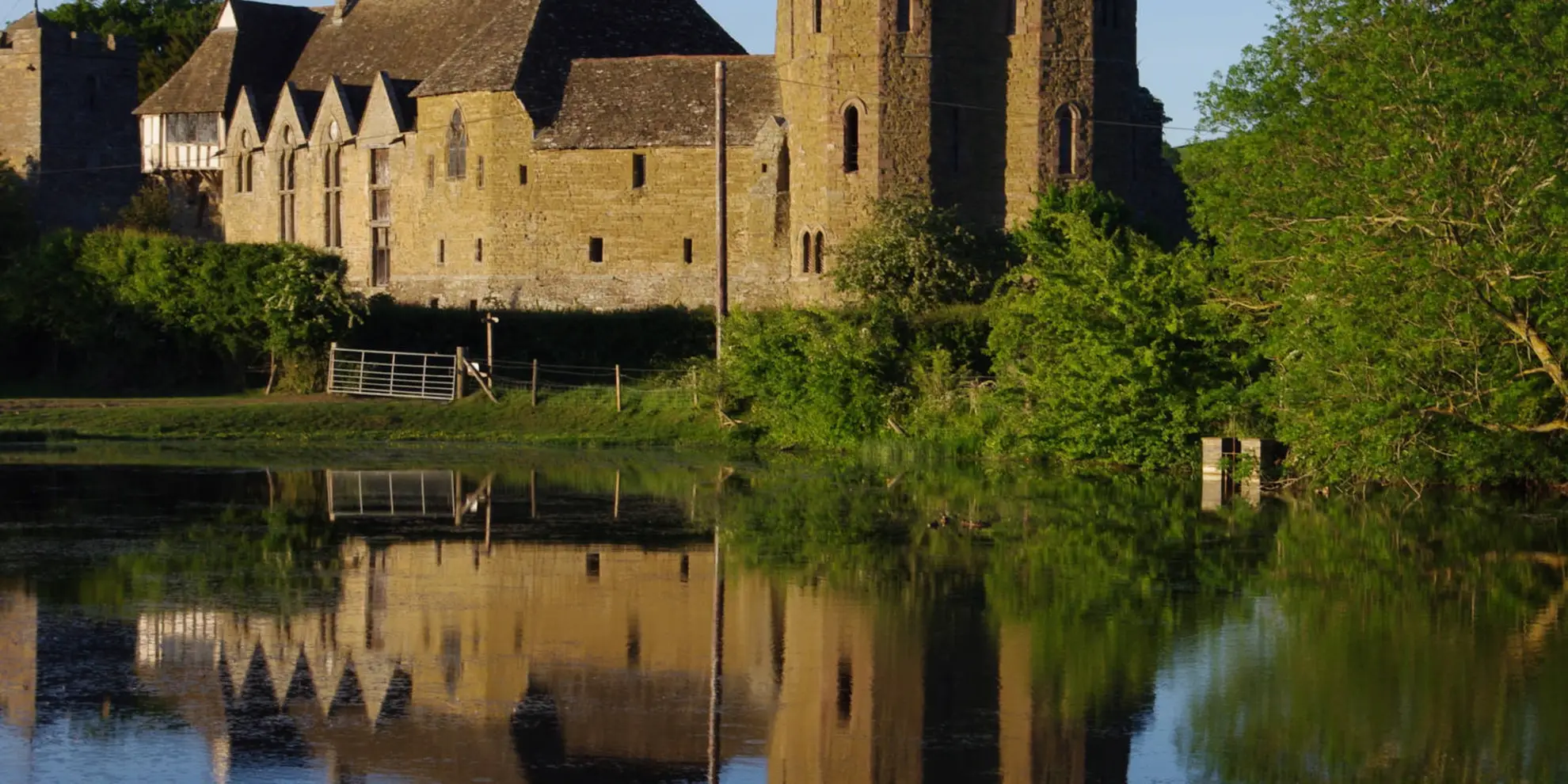 An image depicting the trail Stokesay Castle and View Edge and its surrounding area.