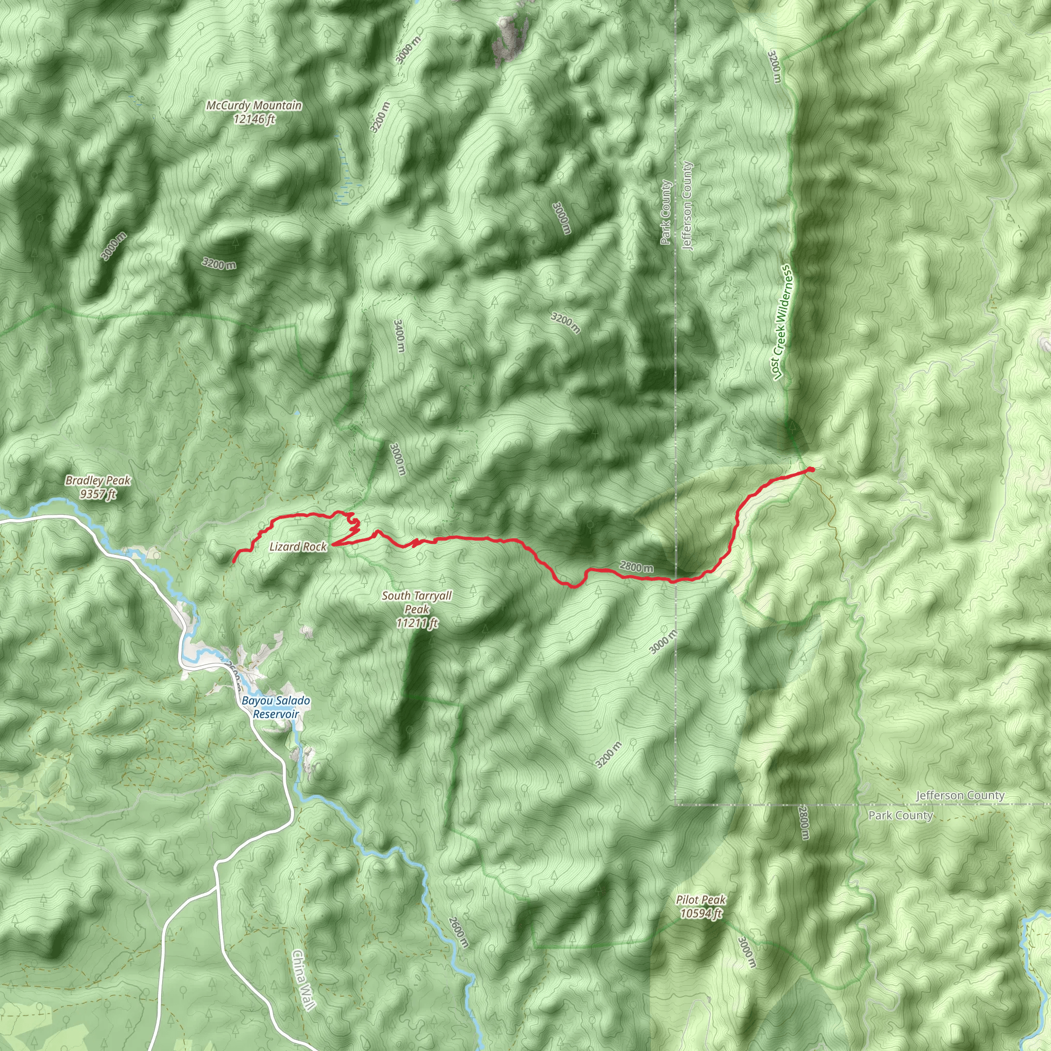 Goose Creek mobile static map
