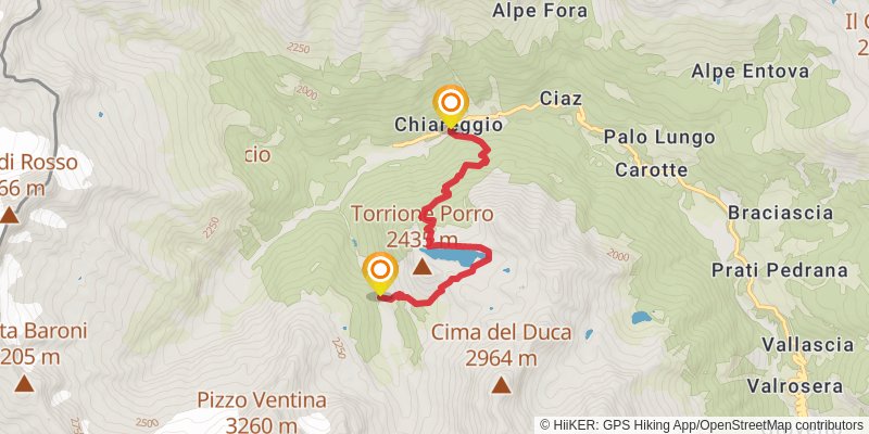 Alta Via Valmalenco alt 2 Map