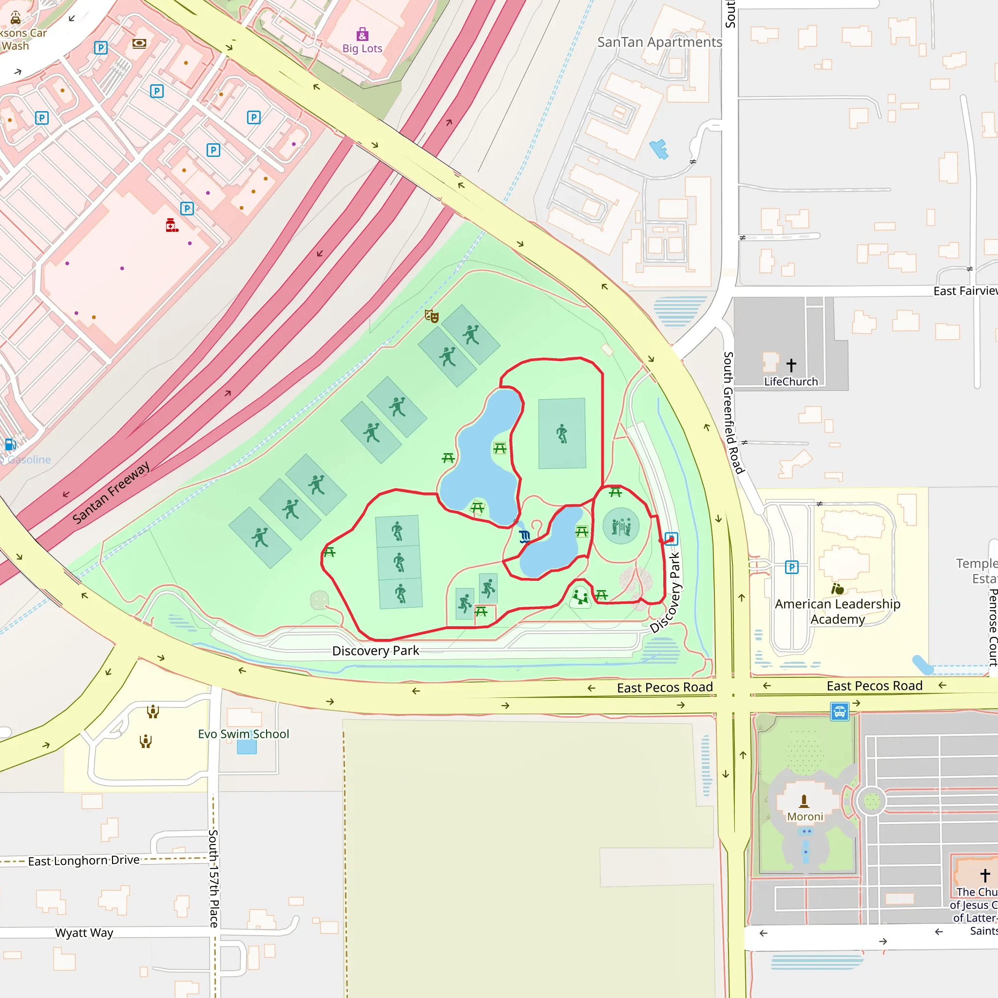 Discovery Park Loop mobile static map