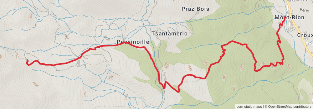 Sentiero Italia - Alps Section stage 135 Map