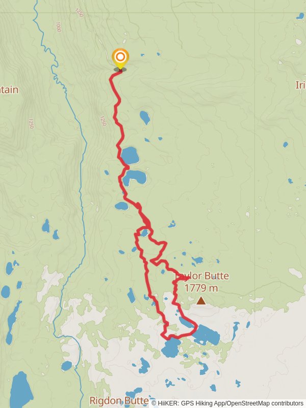 Erma Bell Lakes, Mud Lake, Whig Lake, Wahanna Lake and Torrey Lake Loop