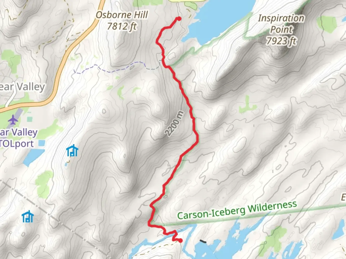 An image depicting the trail Slick Rock Reroute and its surrounding area.
