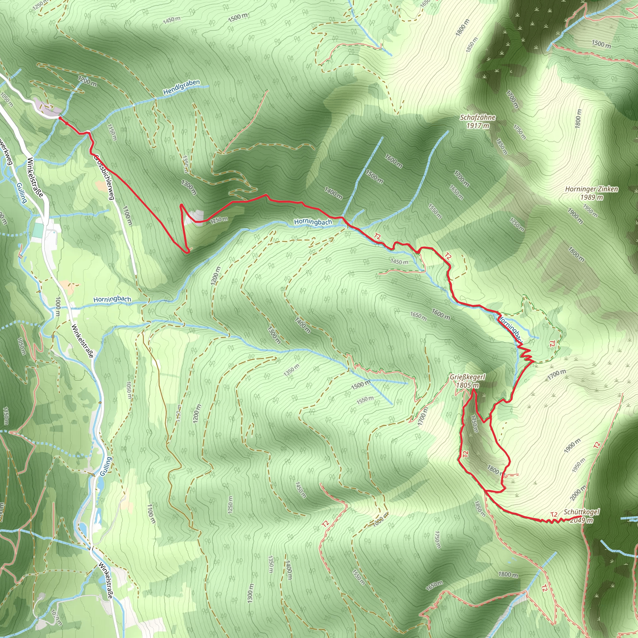 Schūttkogel mobile static map
