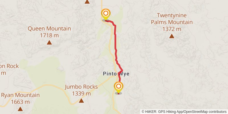 California Riding and Hiking Trail stage 3 Map