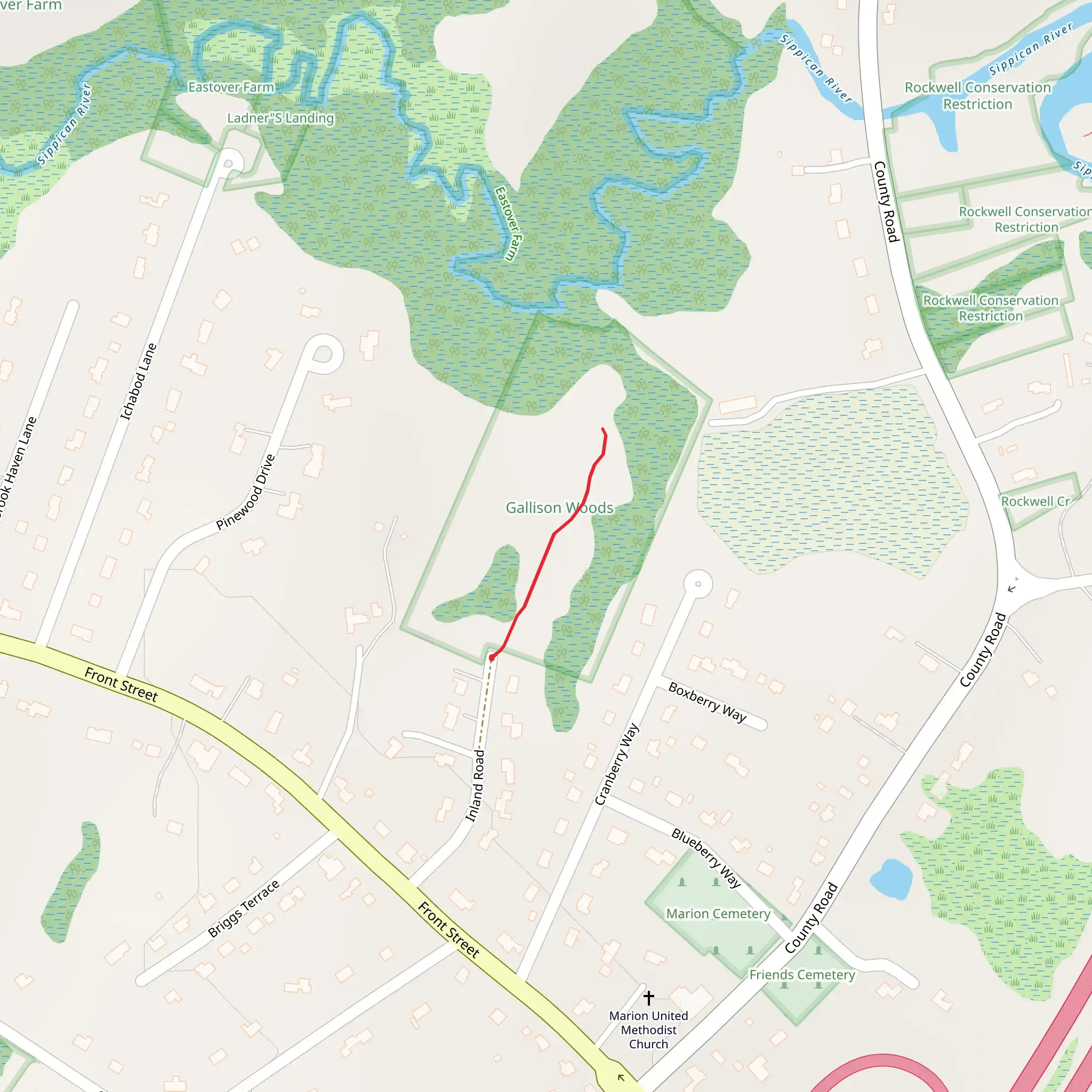 Cranberry Bog from Inland Road mobile static map