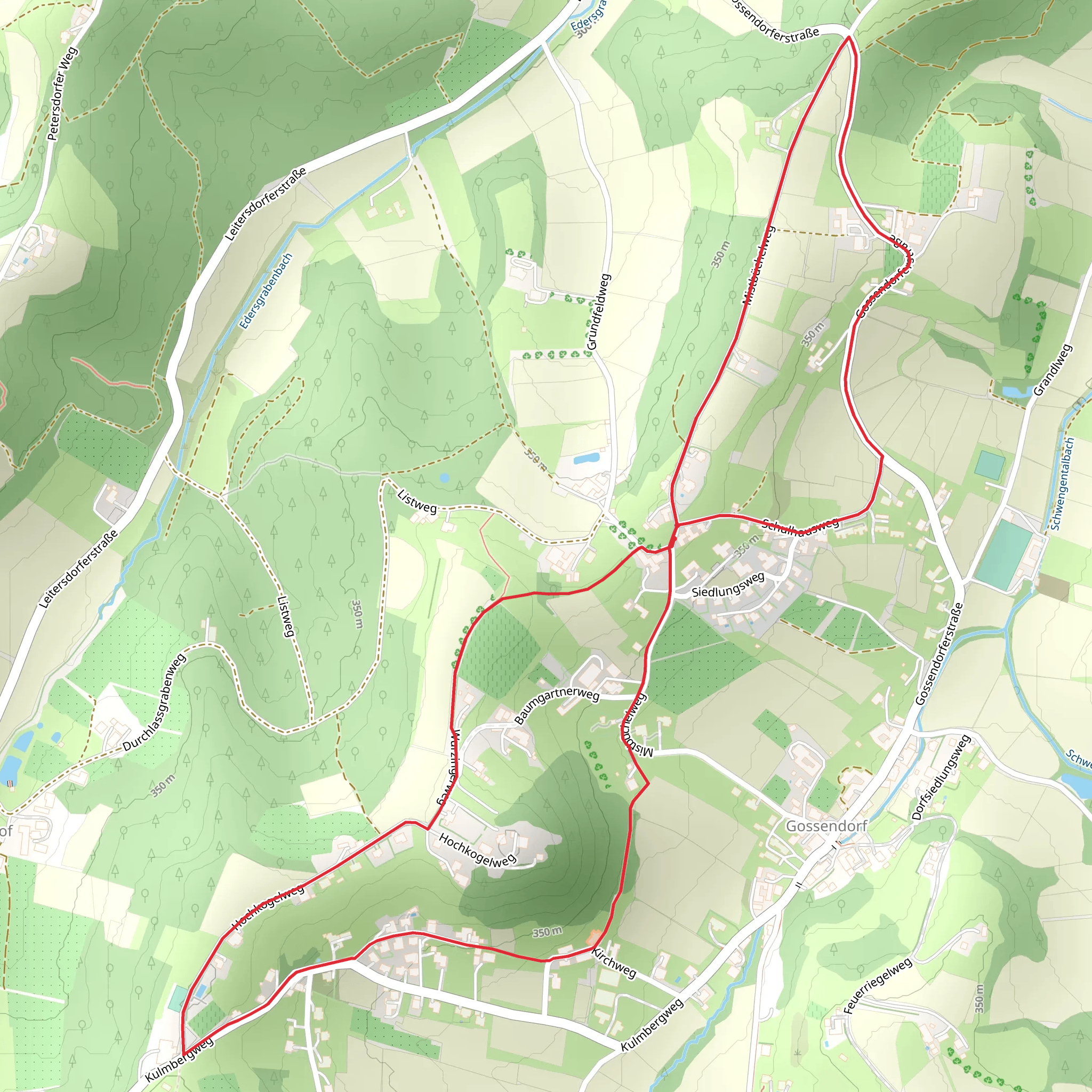 Höchkogelweg - Auf den Spuren der Vulkane mobile static map