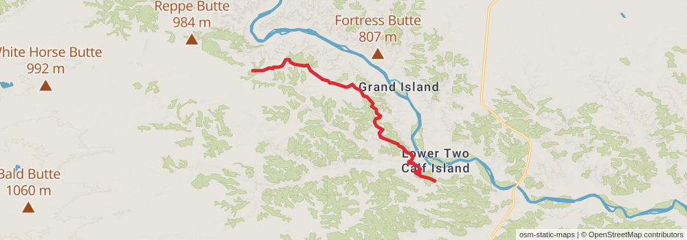 American Perimeter Trail - Rocky Mountains Primary stage 33 Map