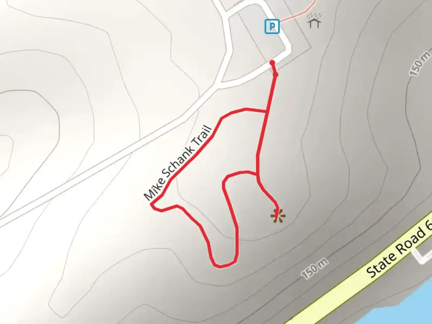 An image depicting the trail Mike Schank Loop Trail and its surrounding area.