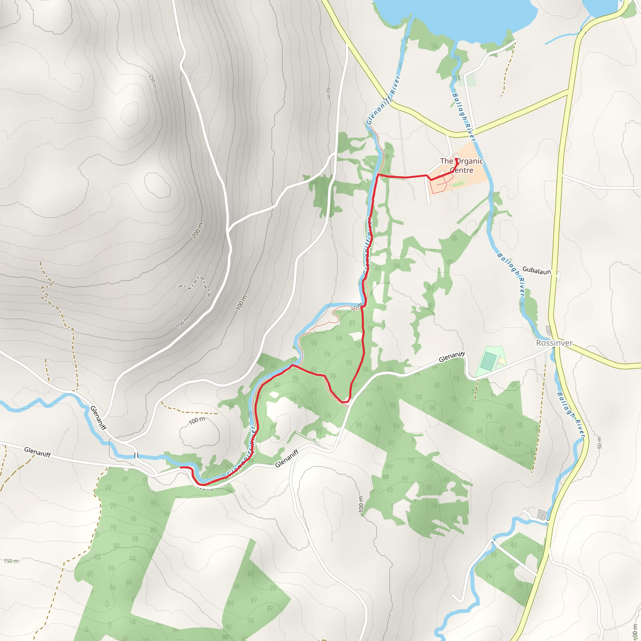 Fowley's Falls Trail mobile static map