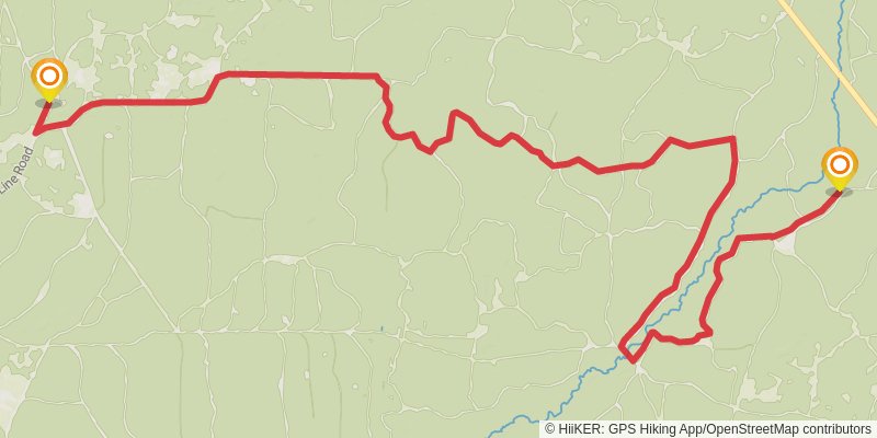 Florida National Scenic Trail stage 29 Map