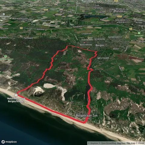 Bergerbosch, Schaapskooi Bergen and Bergen aan Zee Loop