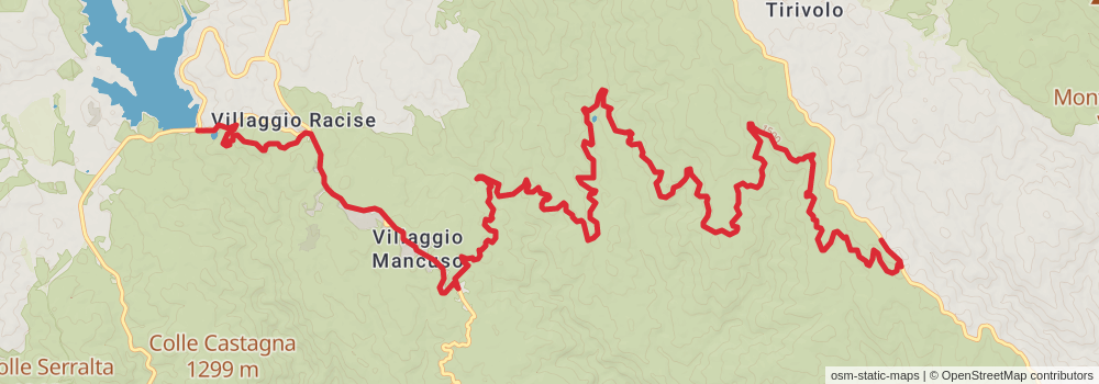 Sentiero Italia - Calabria Section stage 53 Map