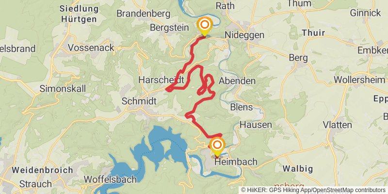 Wildnis-Trail stage 5 Map