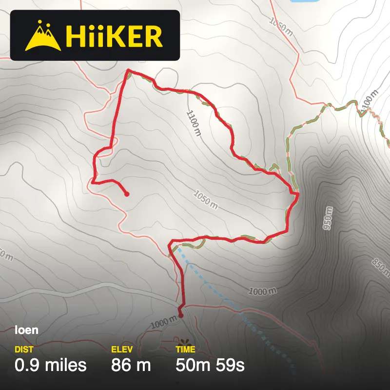 A map preview of the recording loen.